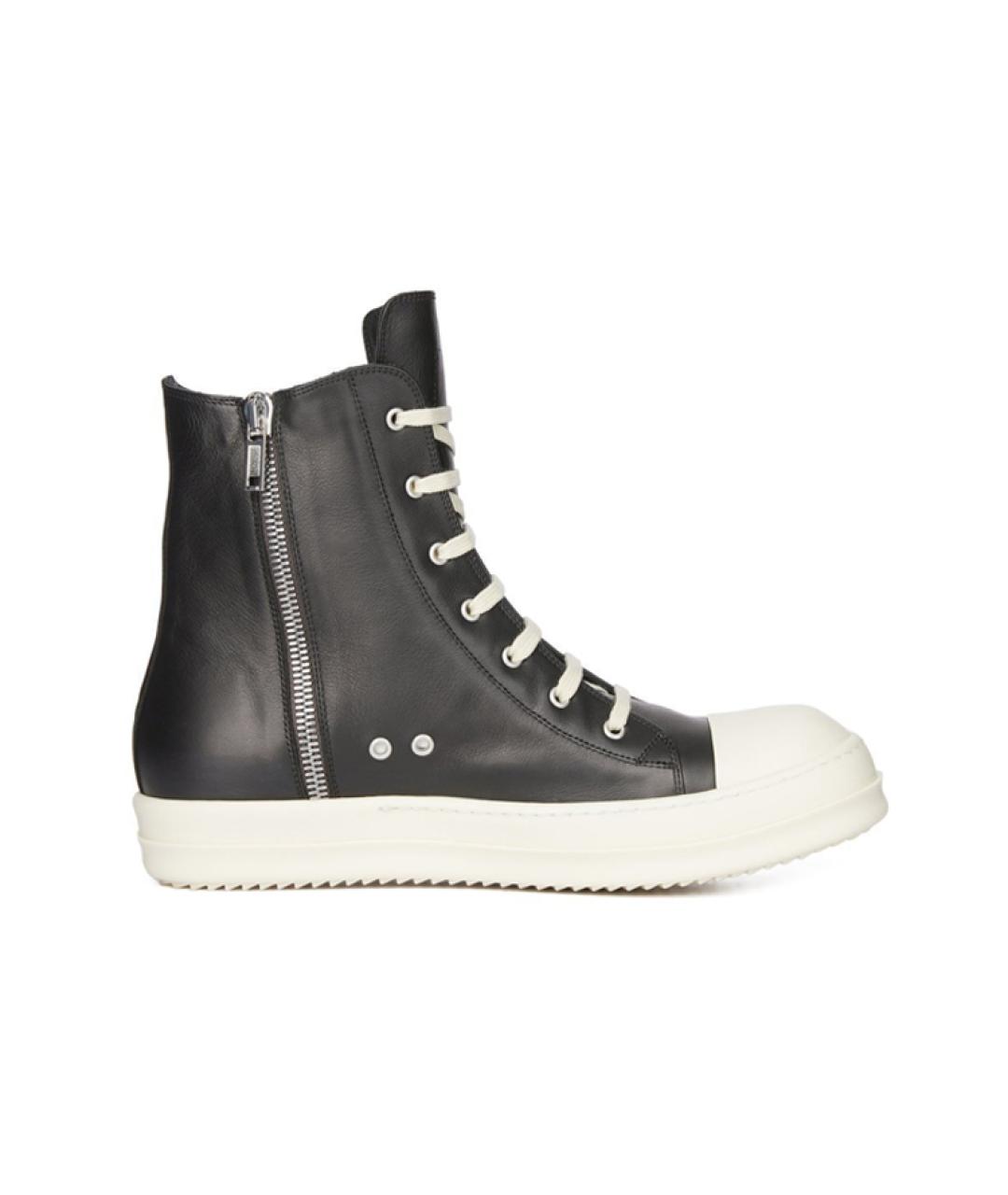 RICK OWENS Черные кеды, фото 2