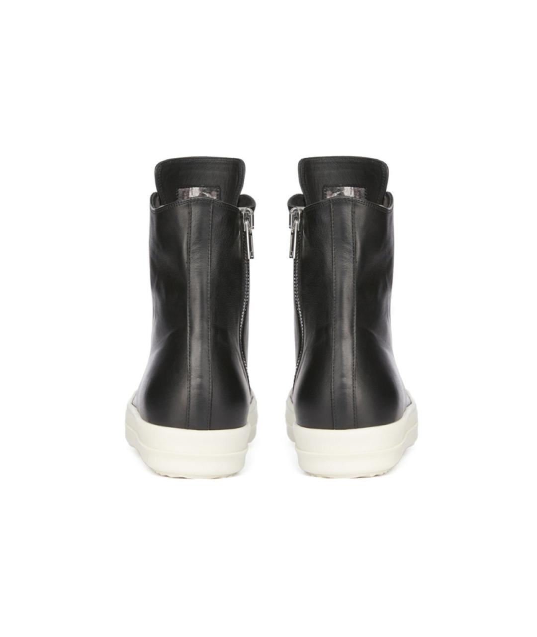 RICK OWENS Черные кеды, фото 4