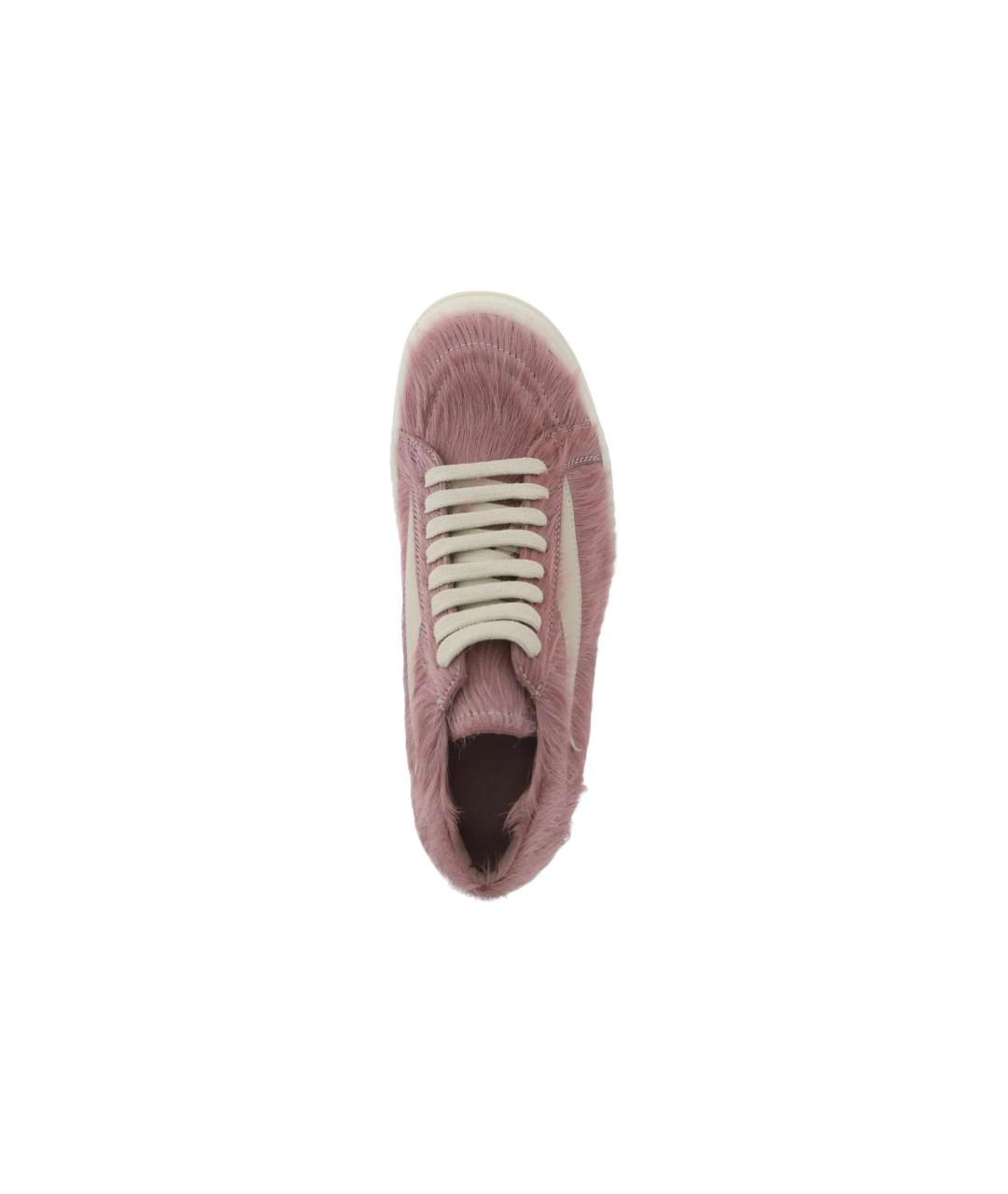 RICK OWENS Розовые кеды, фото 4