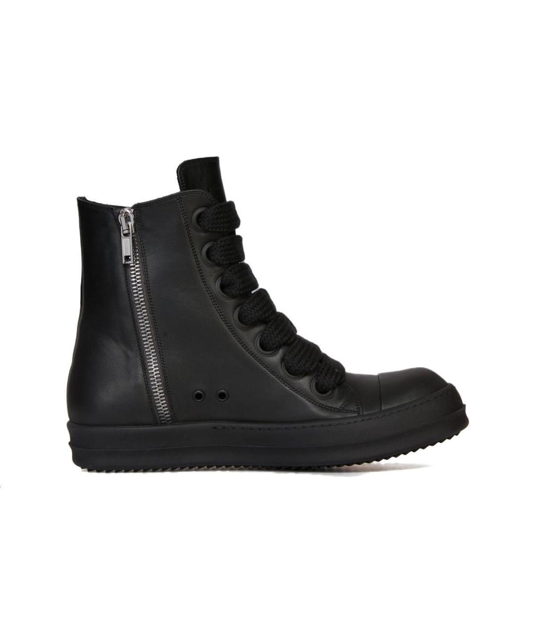 RICK OWENS Черные кеды, фото 2