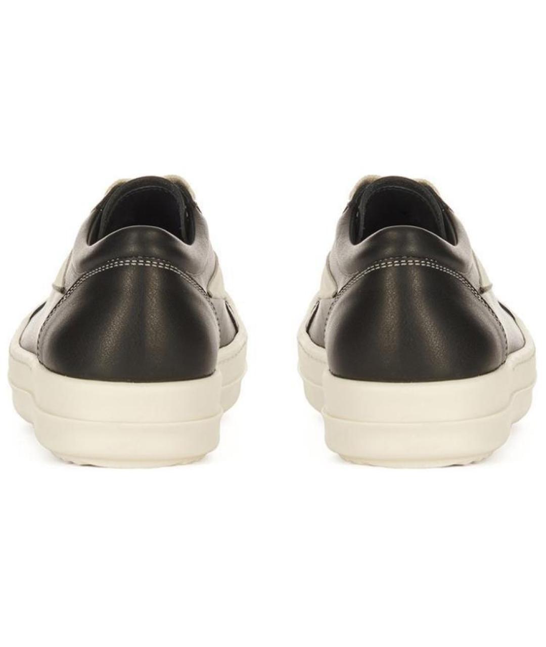 RICK OWENS Черные кеды, фото 4