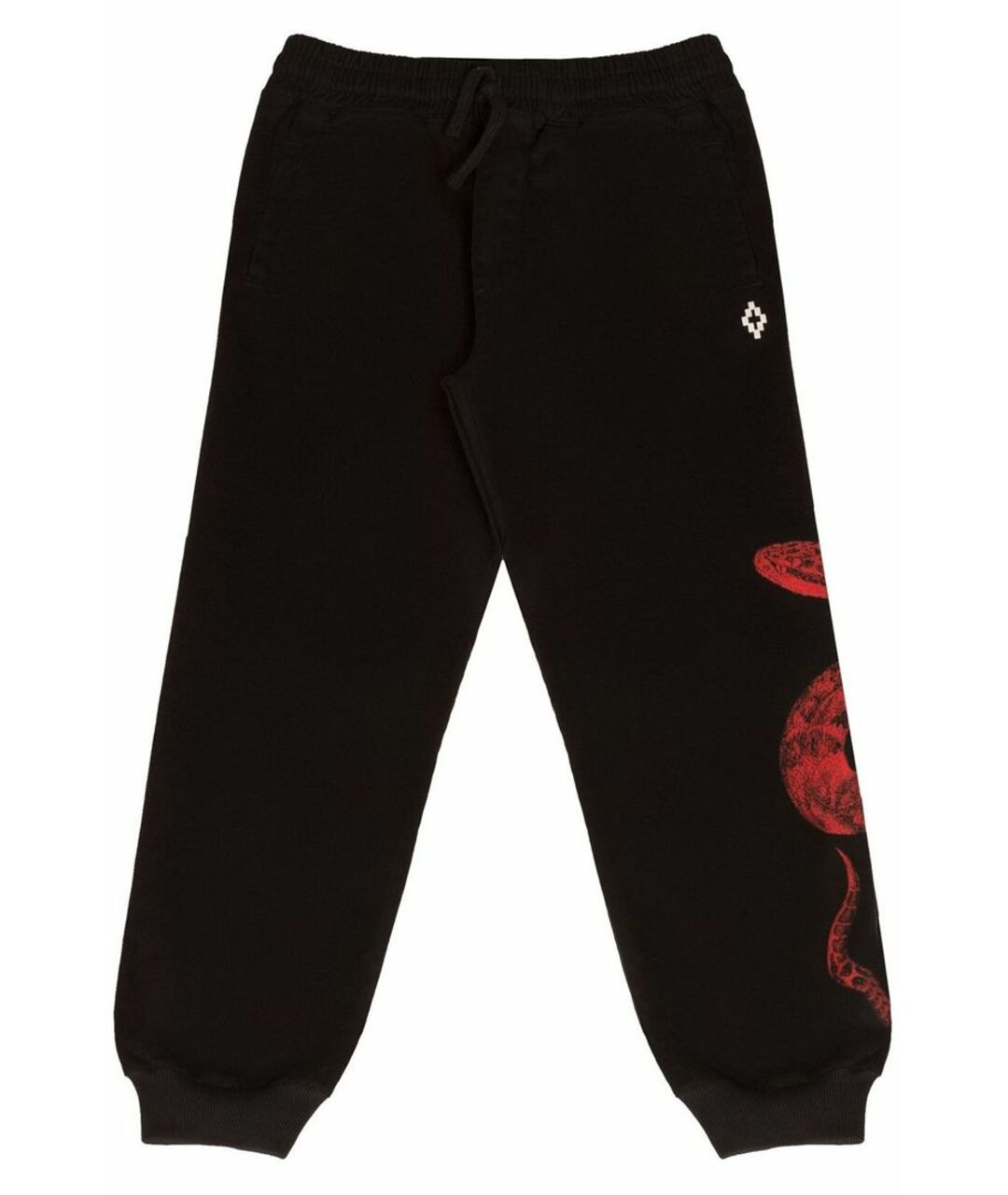 MARCELO BURLON COUNTY OF MILAN KIDS Черные хлопковые брюки и шорты, фото 1