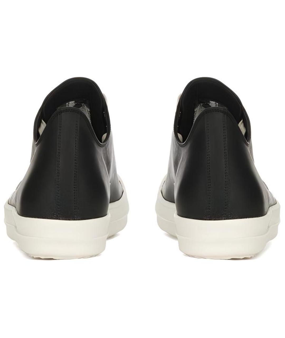 RICK OWENS Черные кеды, фото 4
