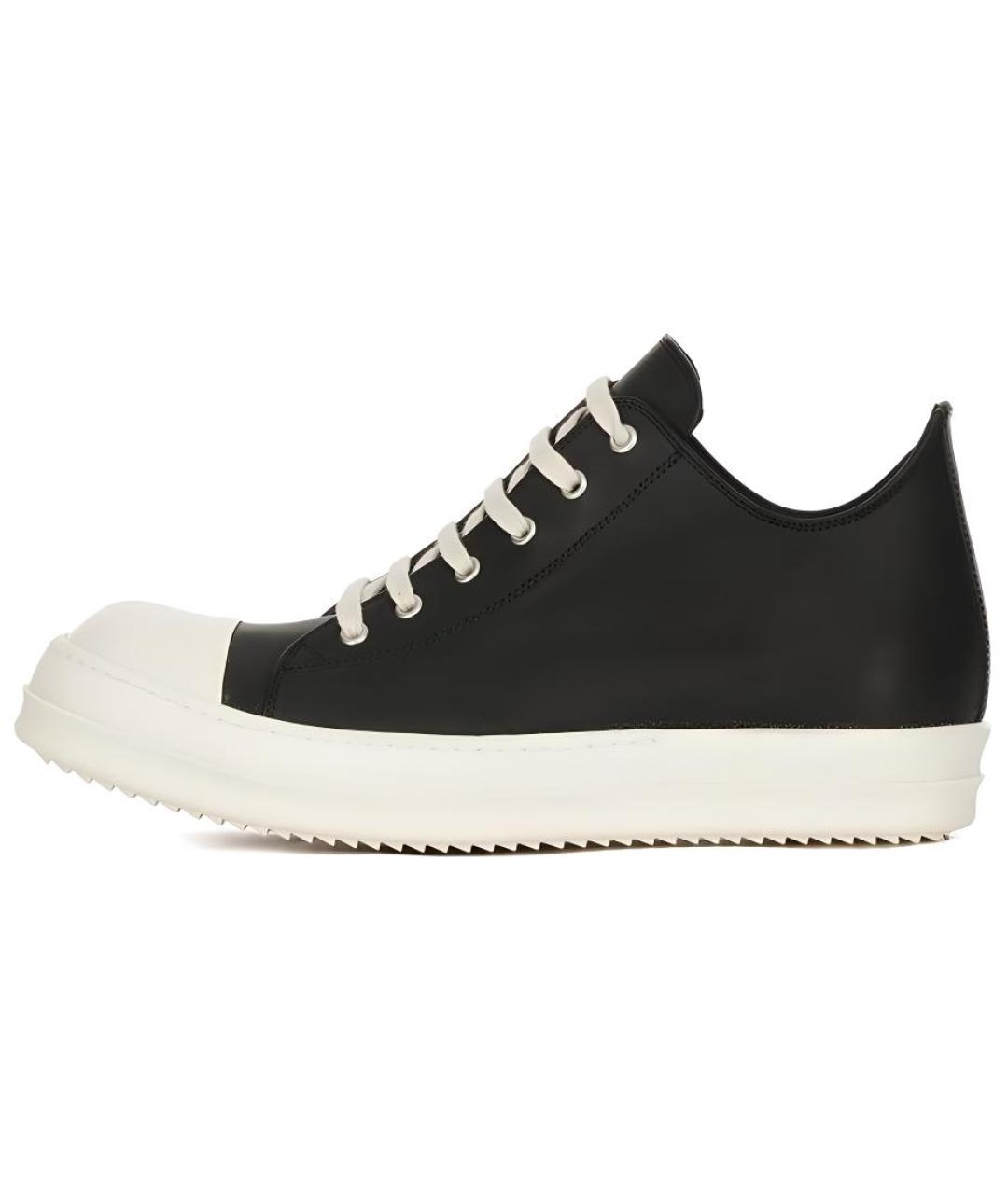RICK OWENS Черные кеды, фото 2