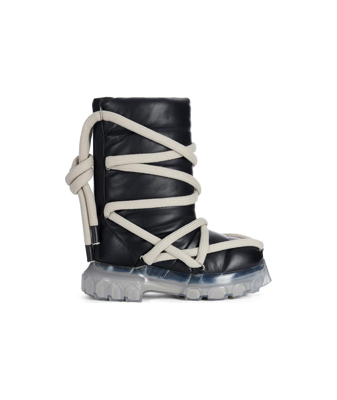 RICK OWENS Черные ботинки, фото 1