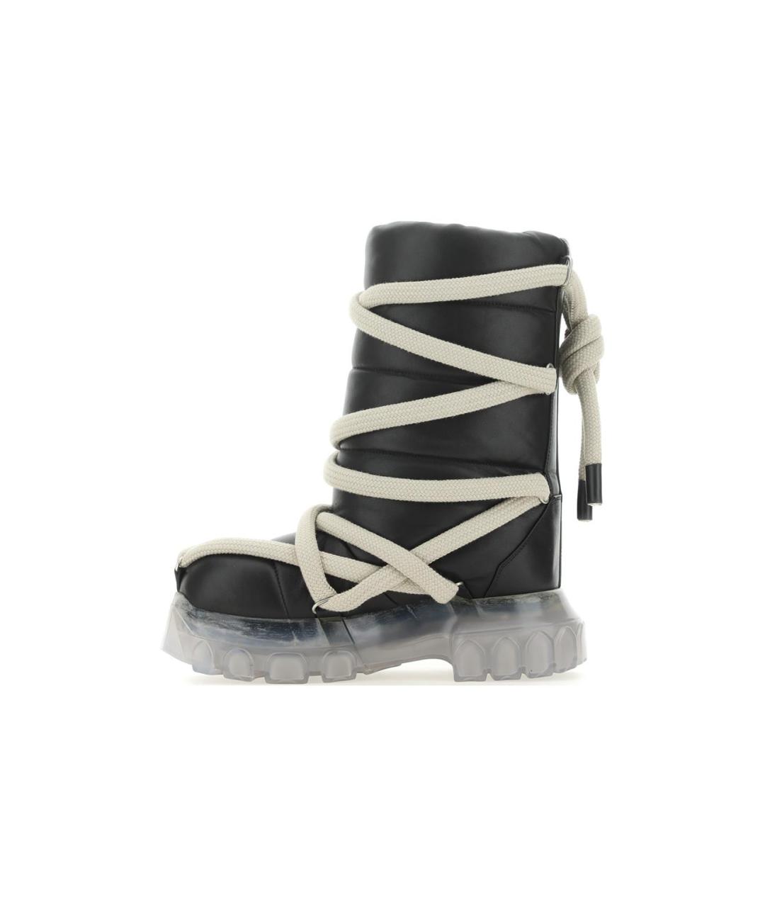 RICK OWENS Черные ботинки, фото 2