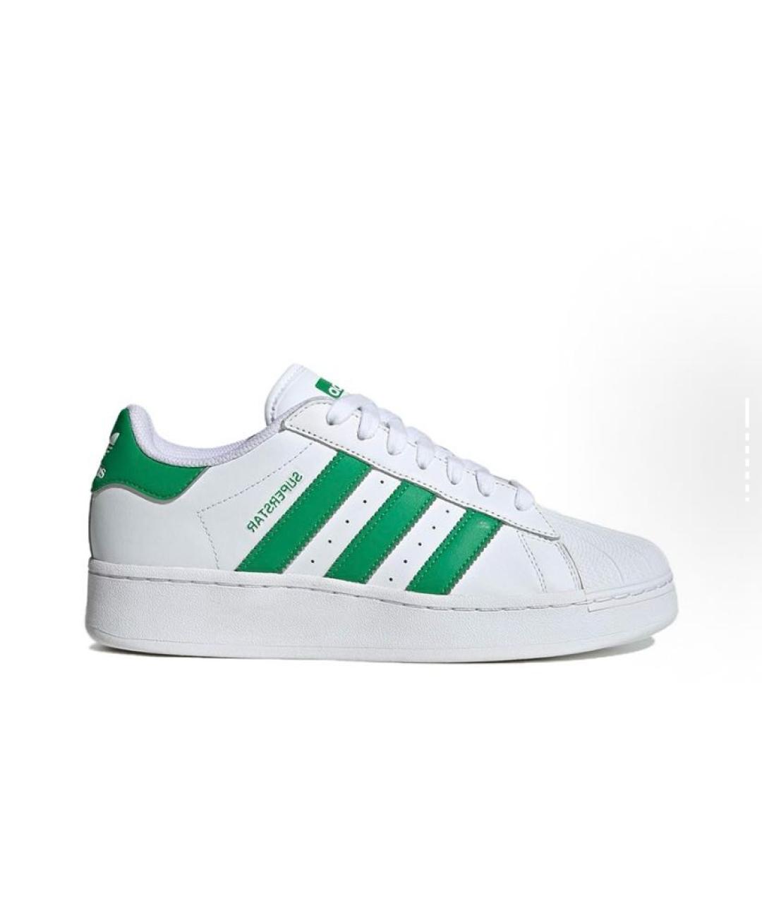ADIDAS Белые кожаные низкие кроссовки / кеды, фото 8