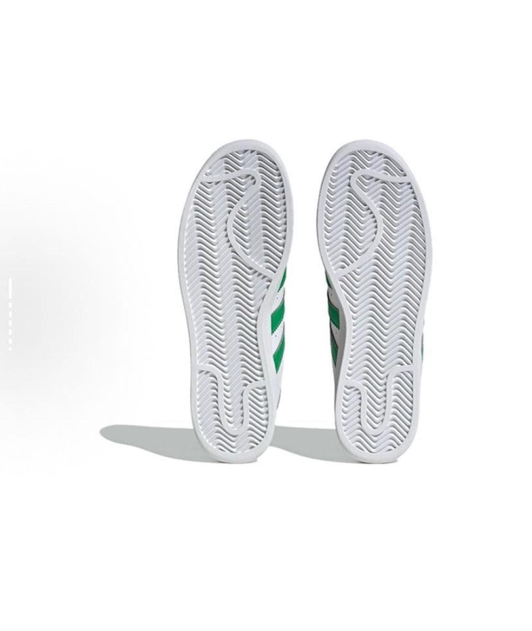 ADIDAS Белые кожаные низкие кроссовки / кеды, фото 7