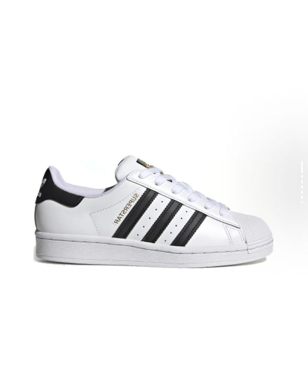 ADIDAS Белые кожаные низкие кроссовки / кеды, фото 8
