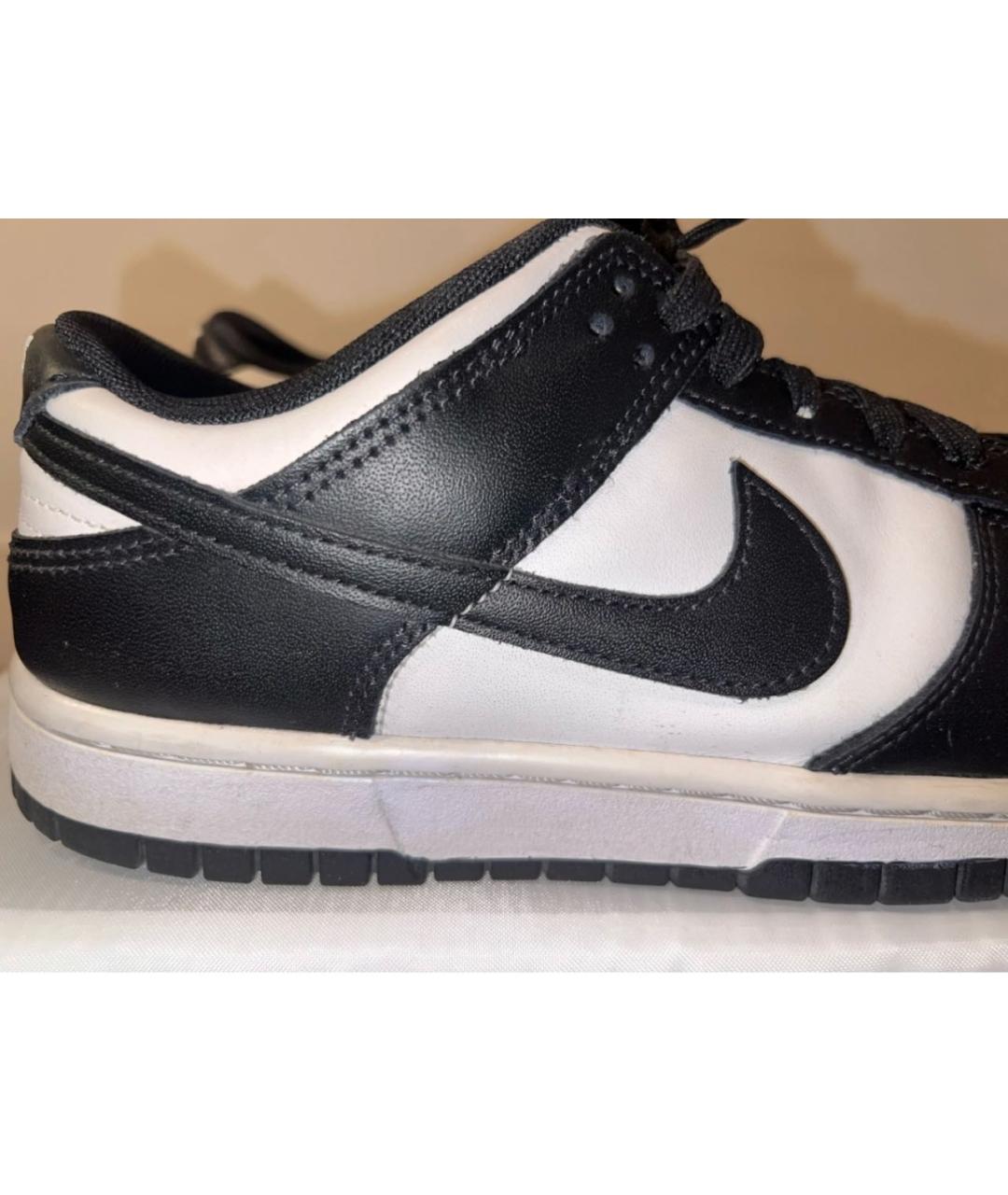 NIKE Черные кожаные кроссовки, фото 5