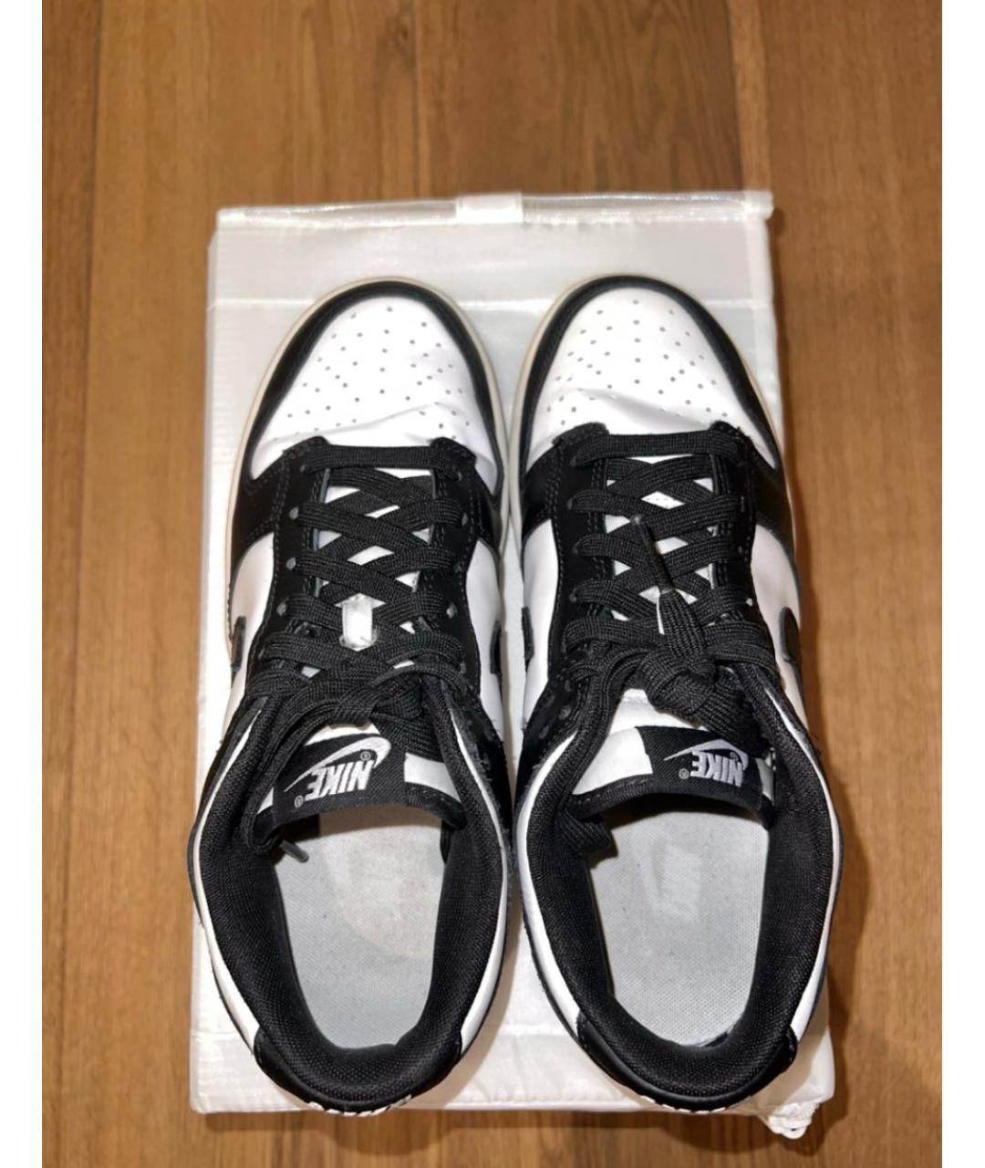 NIKE Черные кожаные кроссовки, фото 3