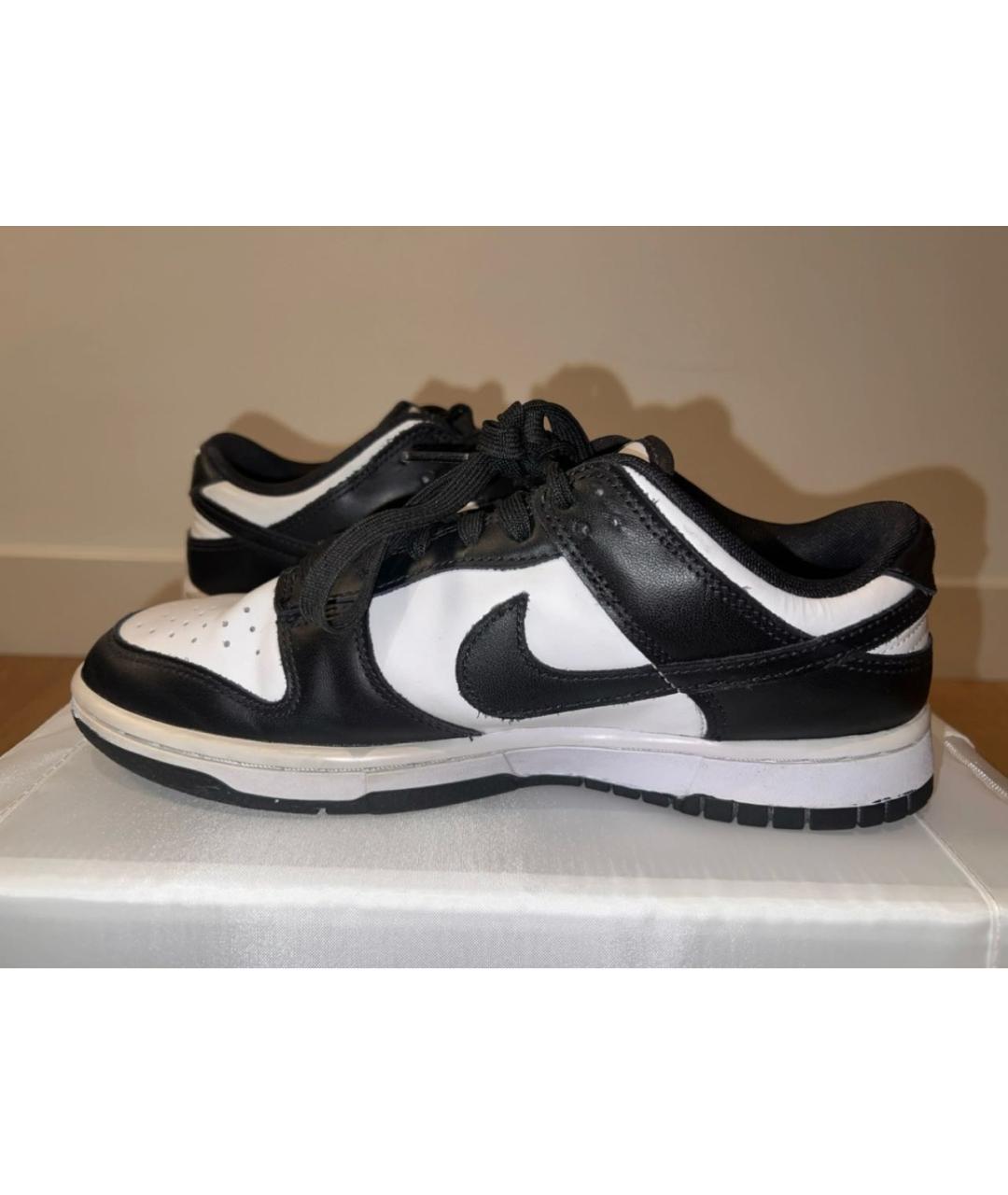 NIKE Черные кожаные кроссовки, фото 9