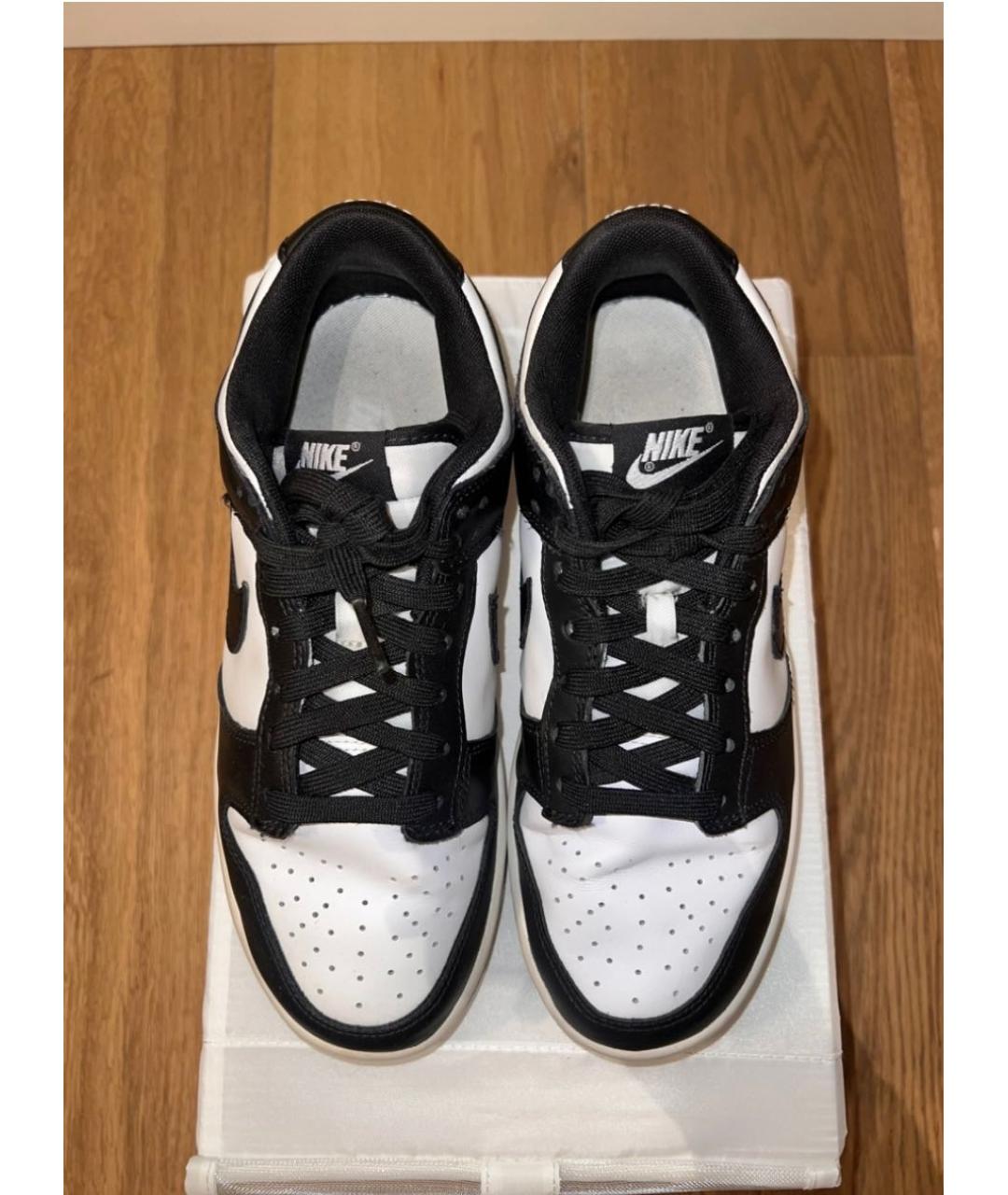 NIKE Черные кожаные кроссовки, фото 2