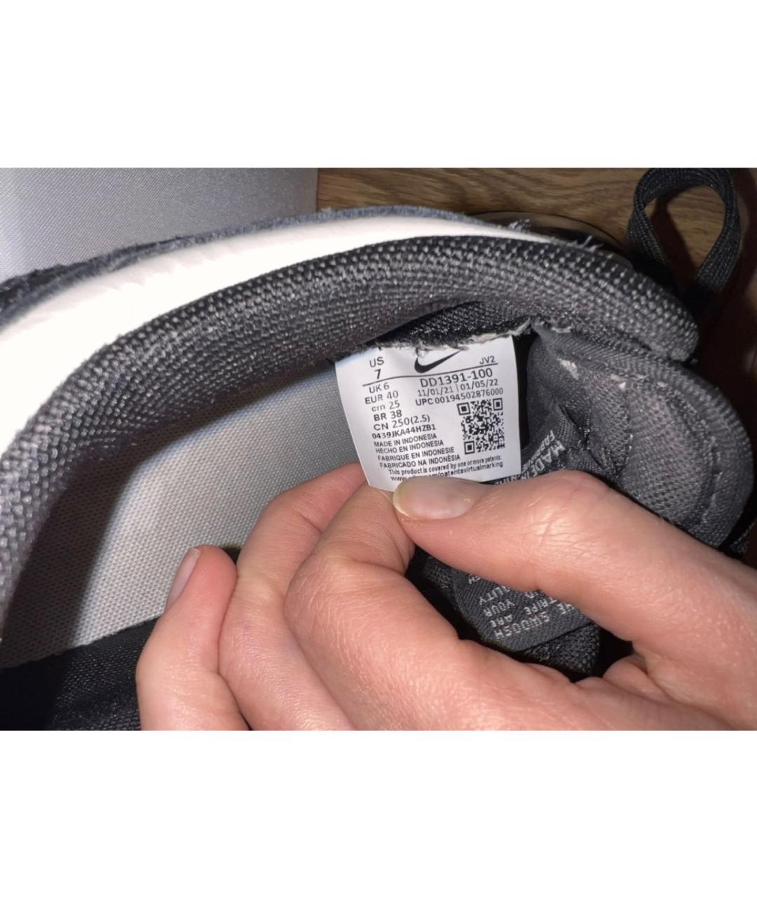 NIKE Черные кожаные кроссовки, фото 8