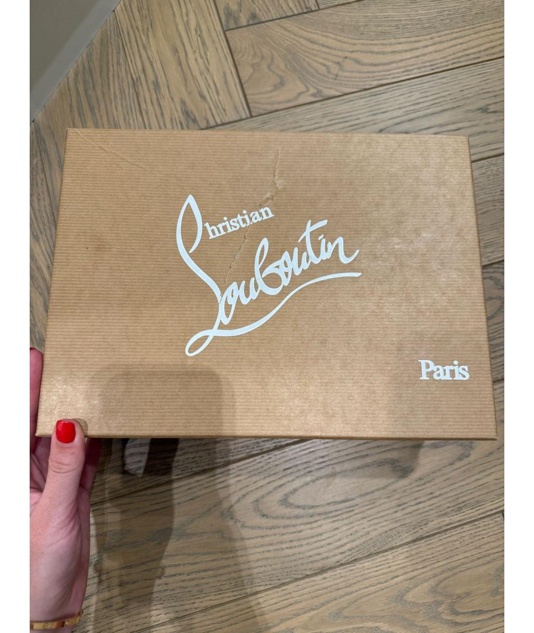 CHRISTIAN LOUBOUTIN Черные туфли из лакированной кожи, фото 7