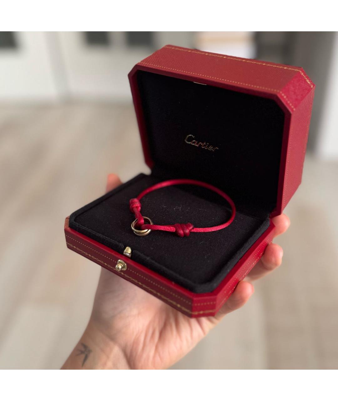 CARTIER Красный браслет из желтого золота, фото 4
