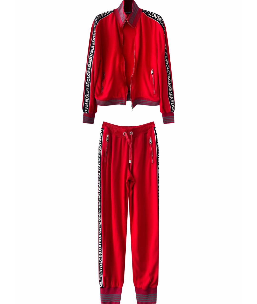 DOLCE&GABBANA Красный спортивные костюмы, фото 1
