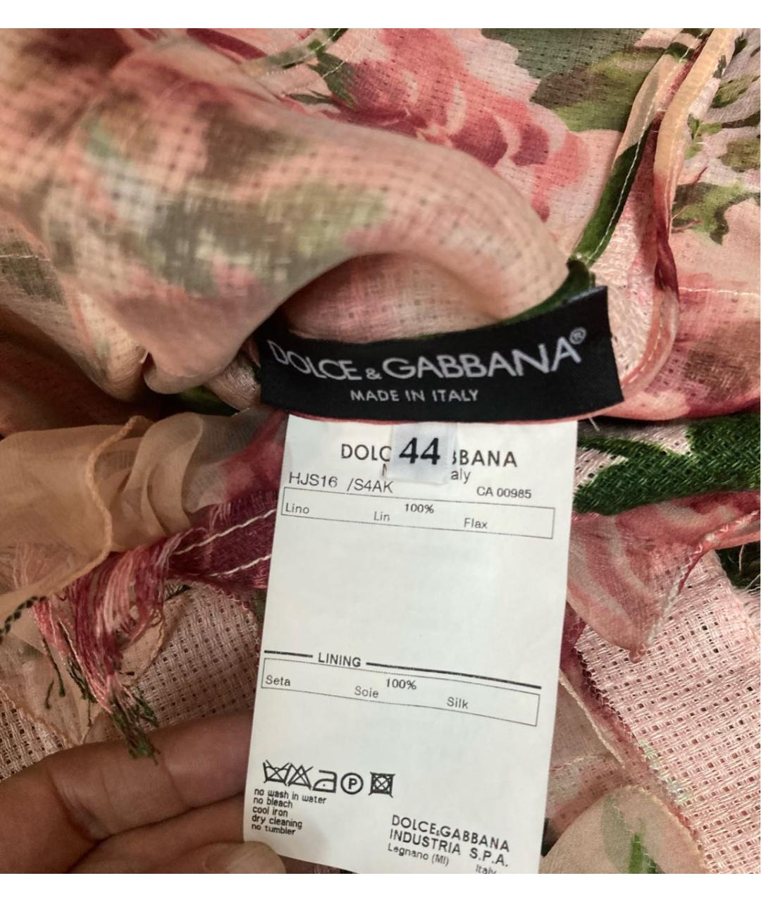 DOLCE&GABBANA Льняной жакет/пиджак, фото 7
