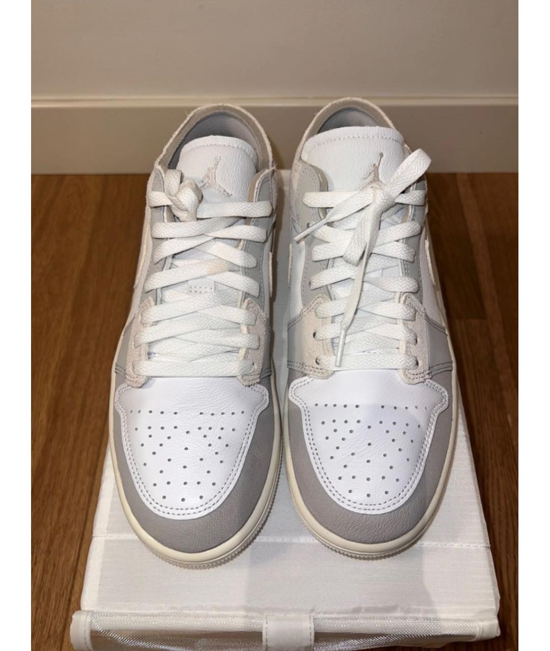 NIKE Бежевые кожаные кроссовки, фото 2