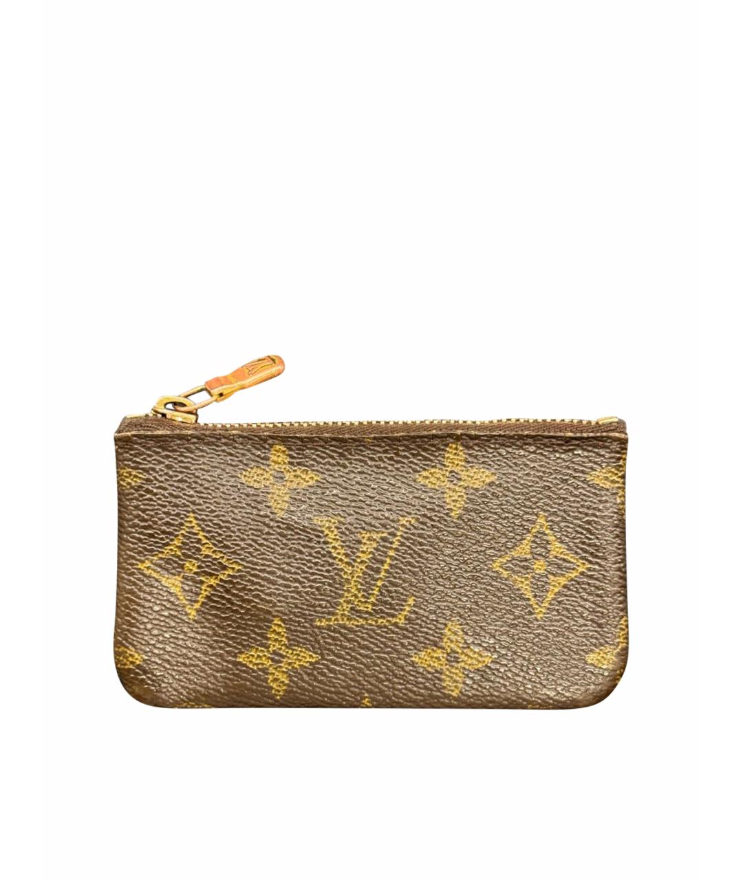 LOUIS VUITTON Коричневая ключница, фото 1