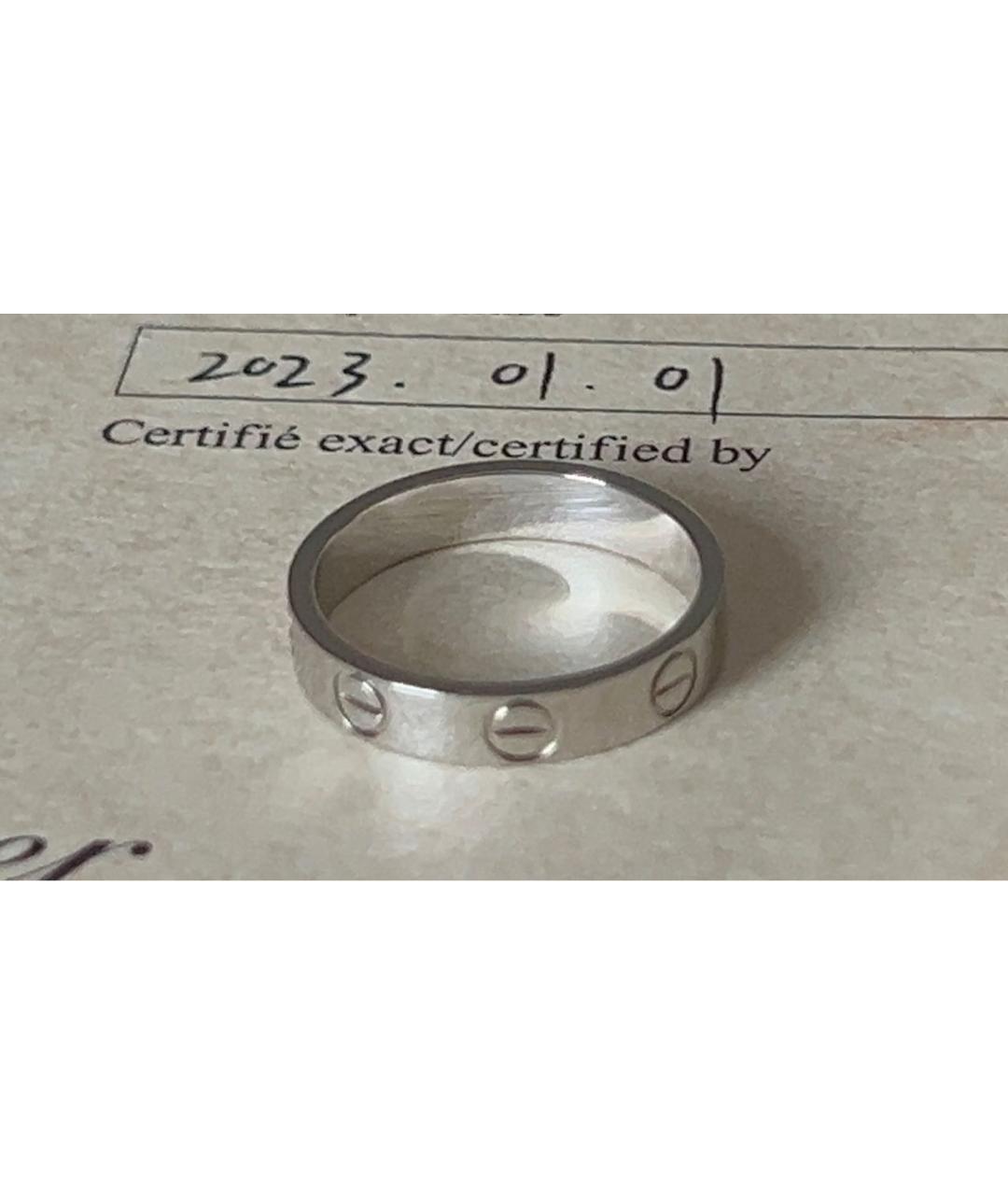 CARTIER Кольцо из белого золота, фото 4