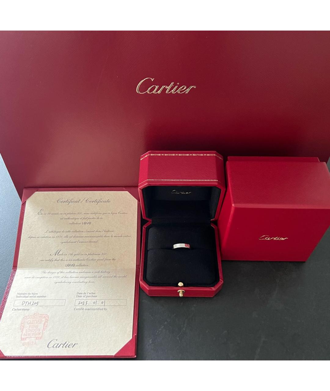 CARTIER Кольцо из белого золота, фото 2