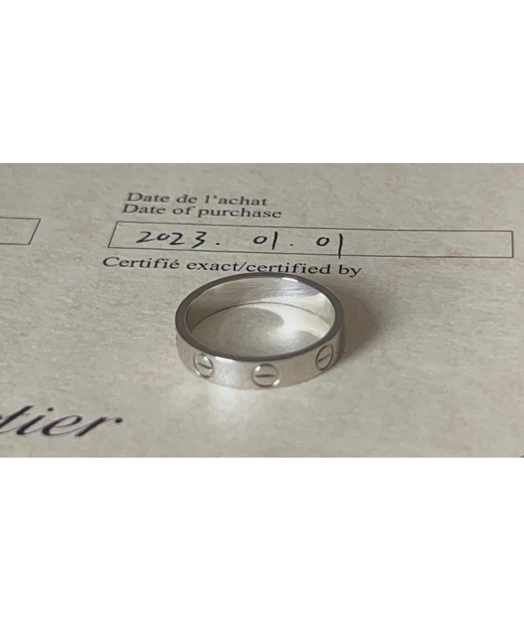 CARTIER Кольцо из белого золота, фото 5