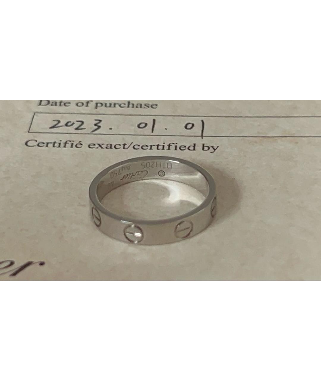 CARTIER Кольцо из белого золота, фото 6