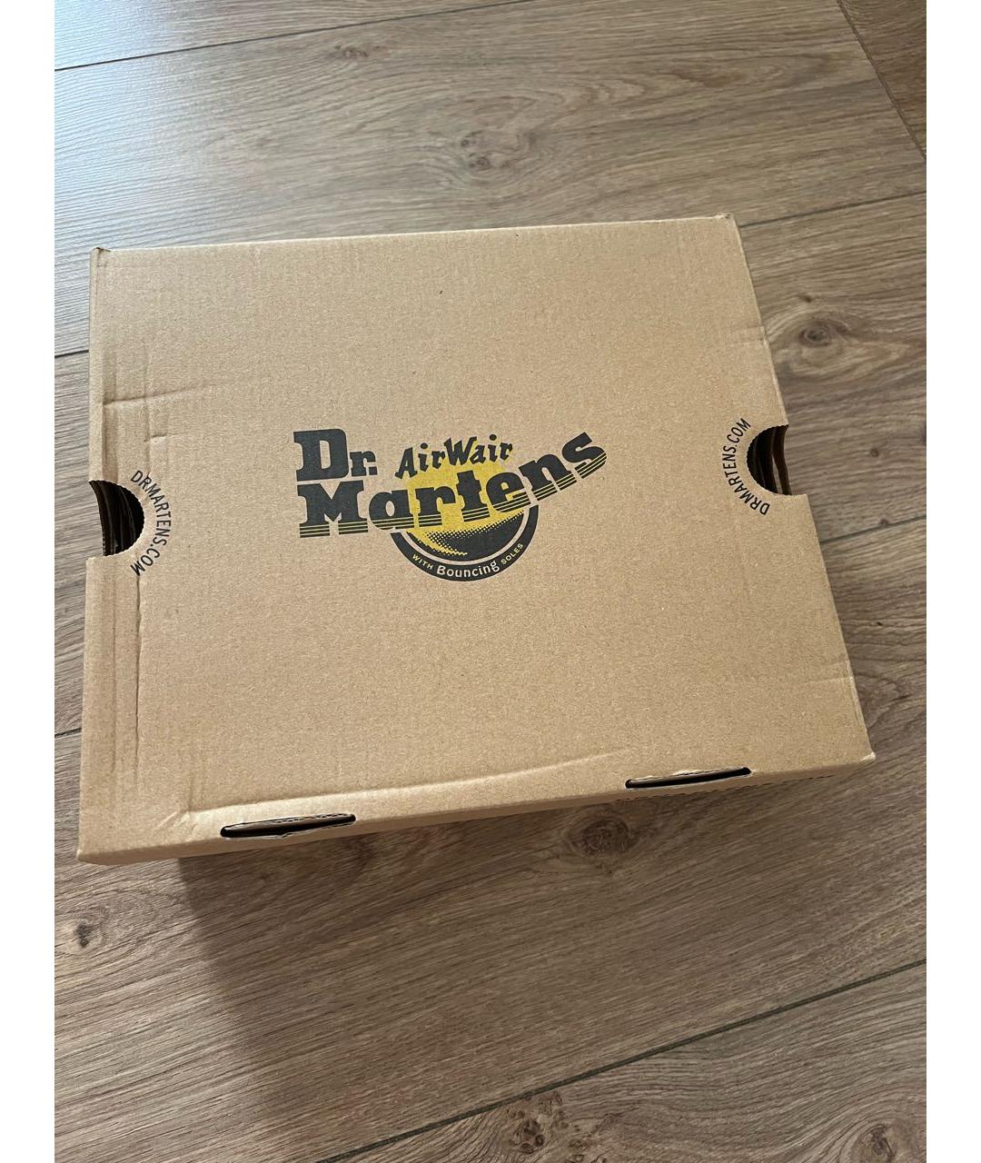DR. MARTENS Коричневые кожаные ботинки, фото 8