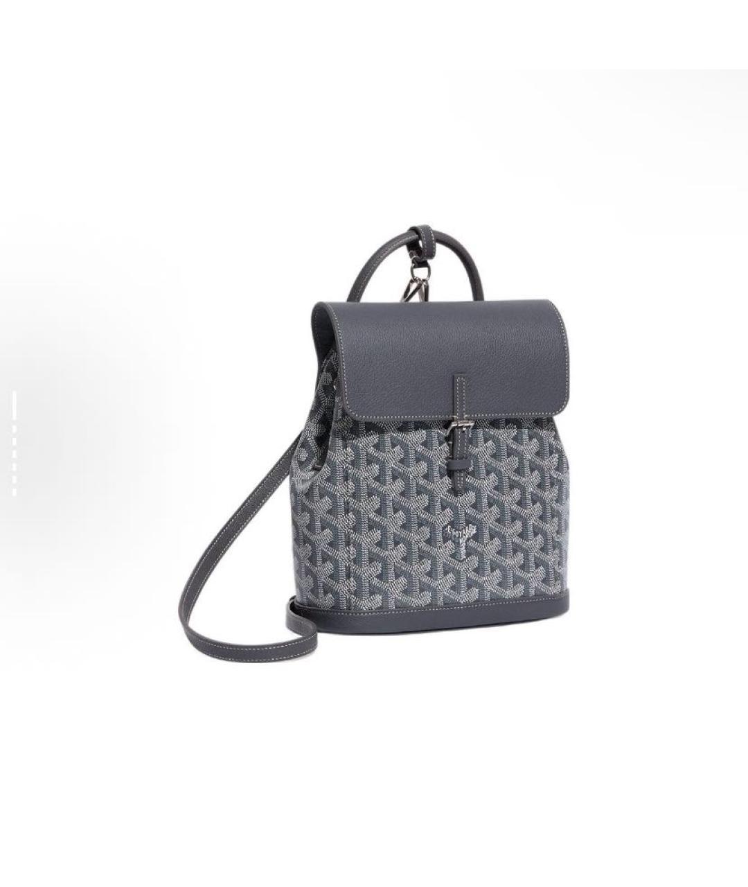 GOYARD Антрацитовый рюкзак, фото 2