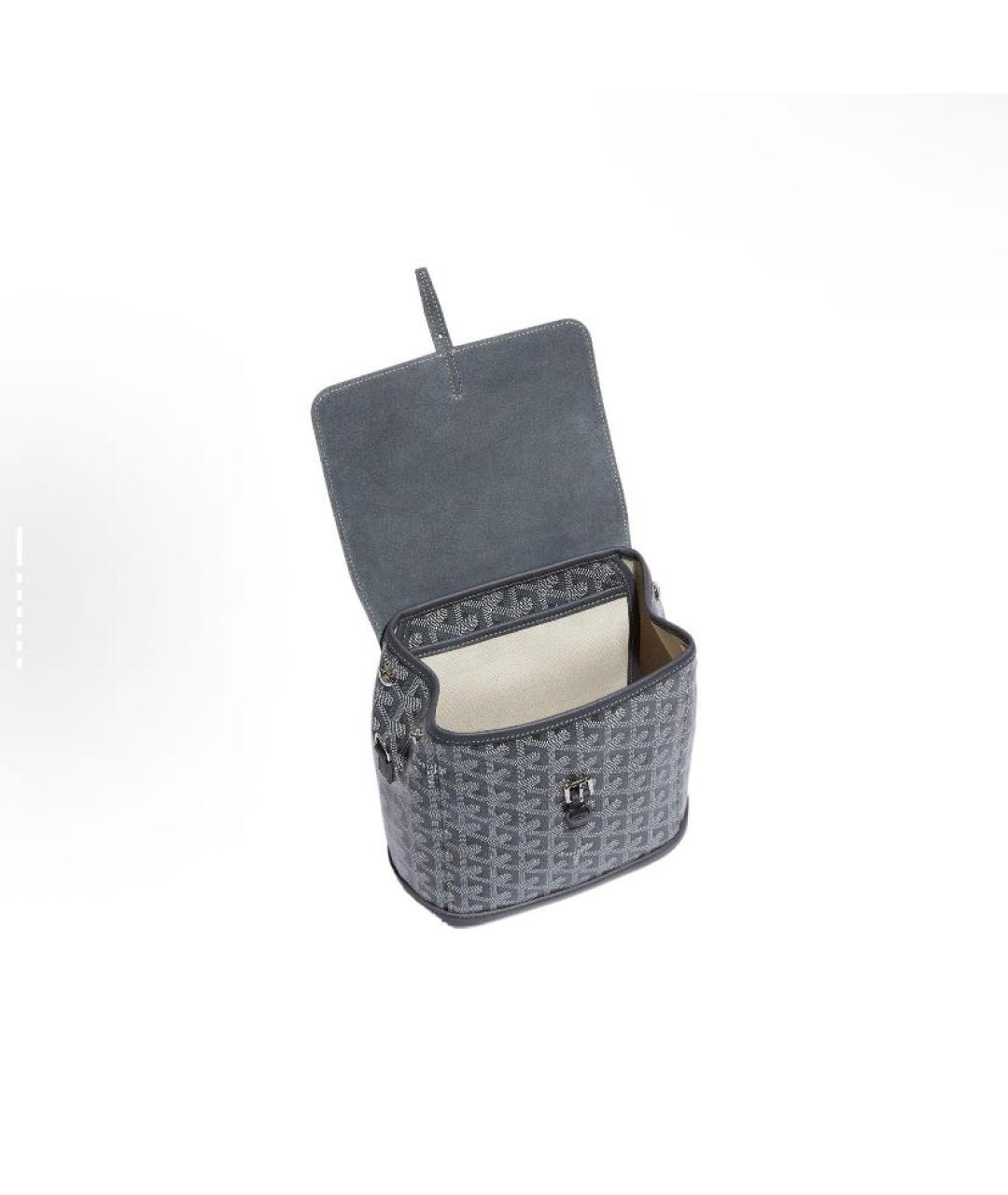 GOYARD Антрацитовый рюкзак, фото 4