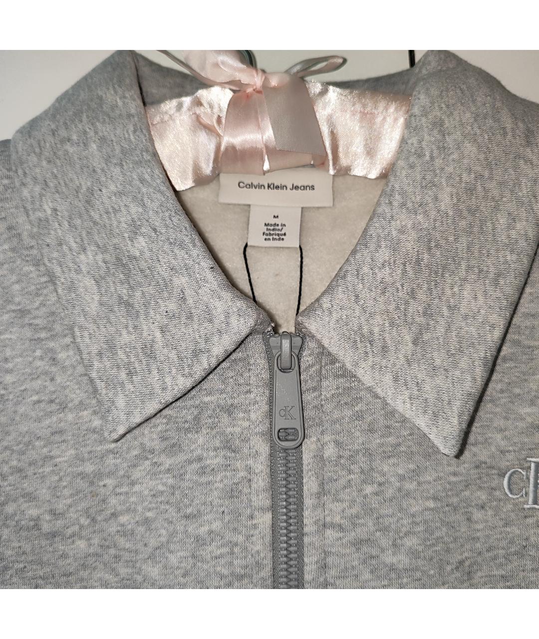 CALVIN KLEIN Серый хлопковый костюм с брюками, фото 3