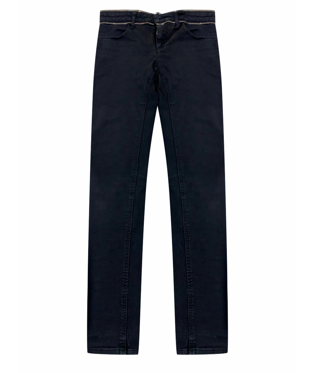 GIVENCHY Черные хлопковые прямые джинсы, фото 1