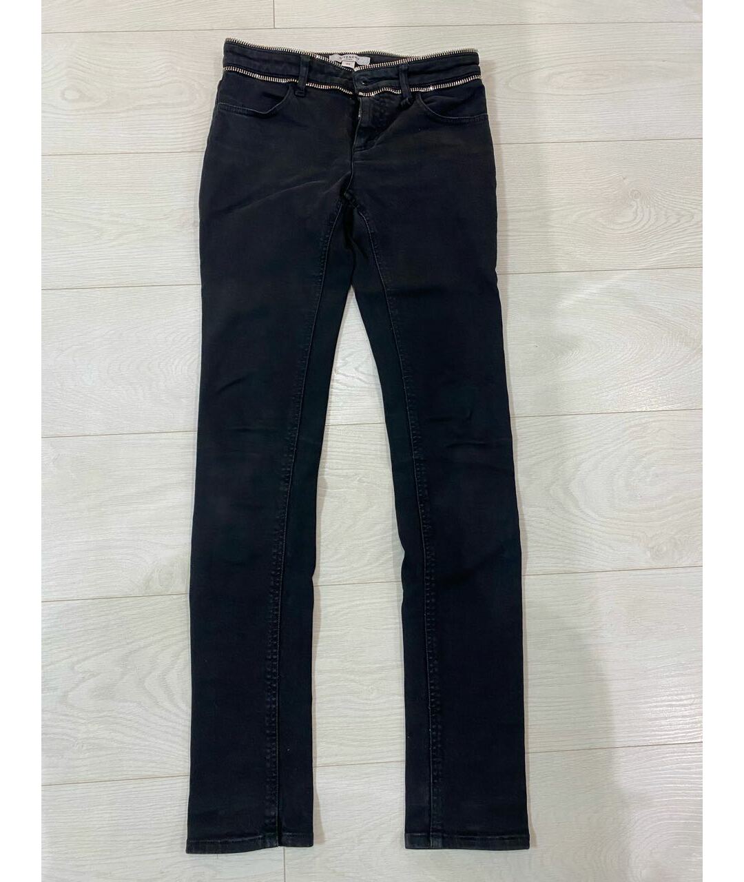 GIVENCHY Черные хлопковые прямые джинсы, фото 6