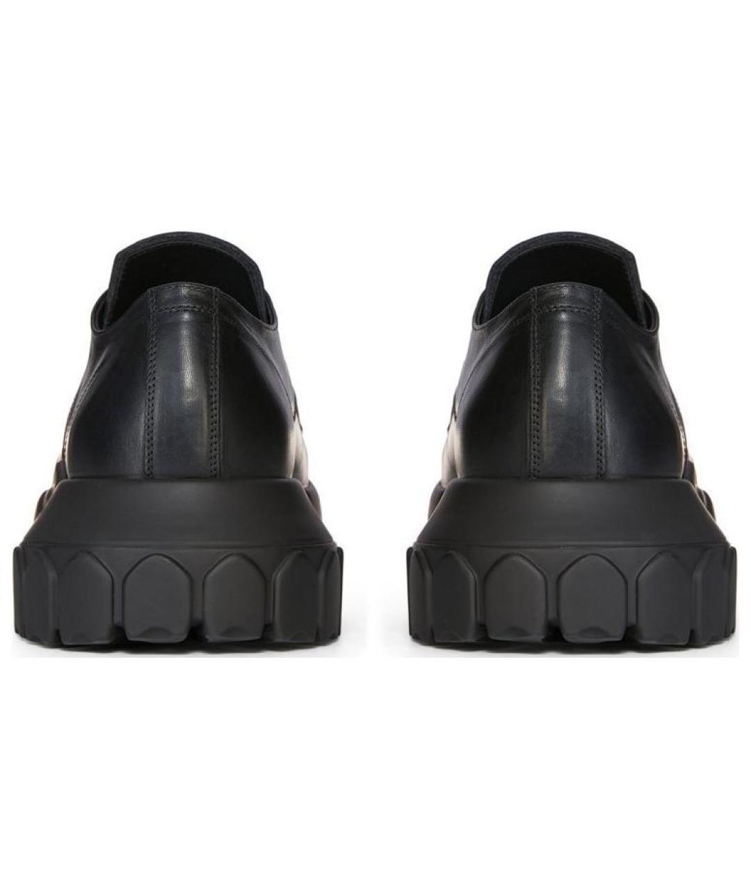 RICK OWENS Черные кожаные туфли, фото 4