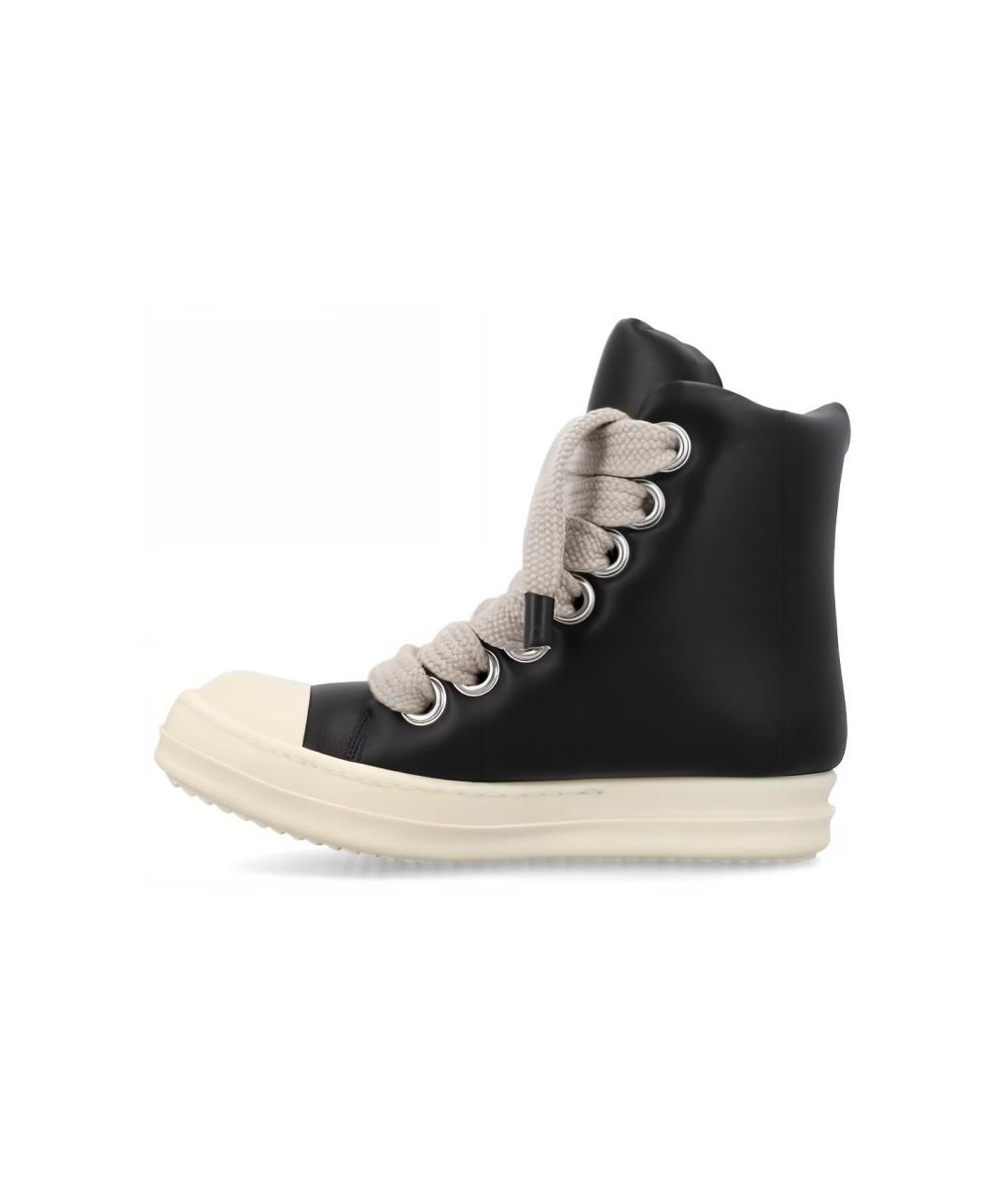 RICK OWENS Черные кеды, фото 2
