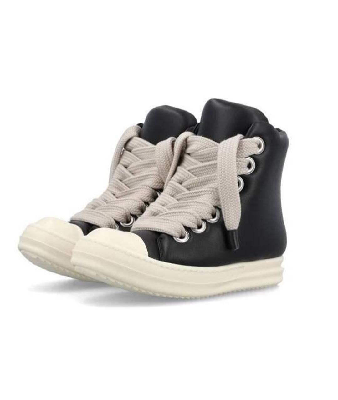RICK OWENS Черные кеды, фото 3