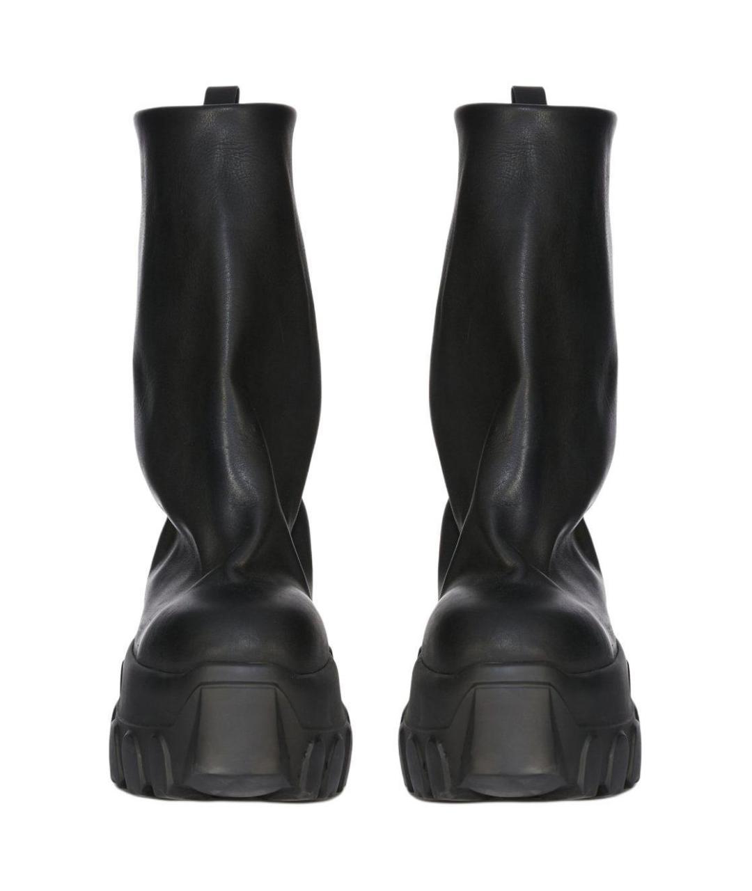 RICK OWENS Черные ботинки, фото 3