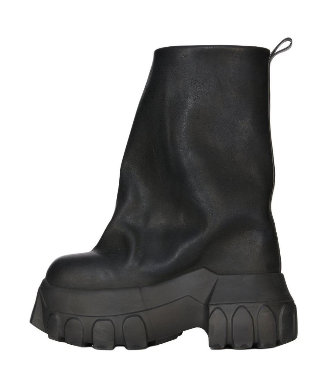 RICK OWENS Черные ботинки, фото 2