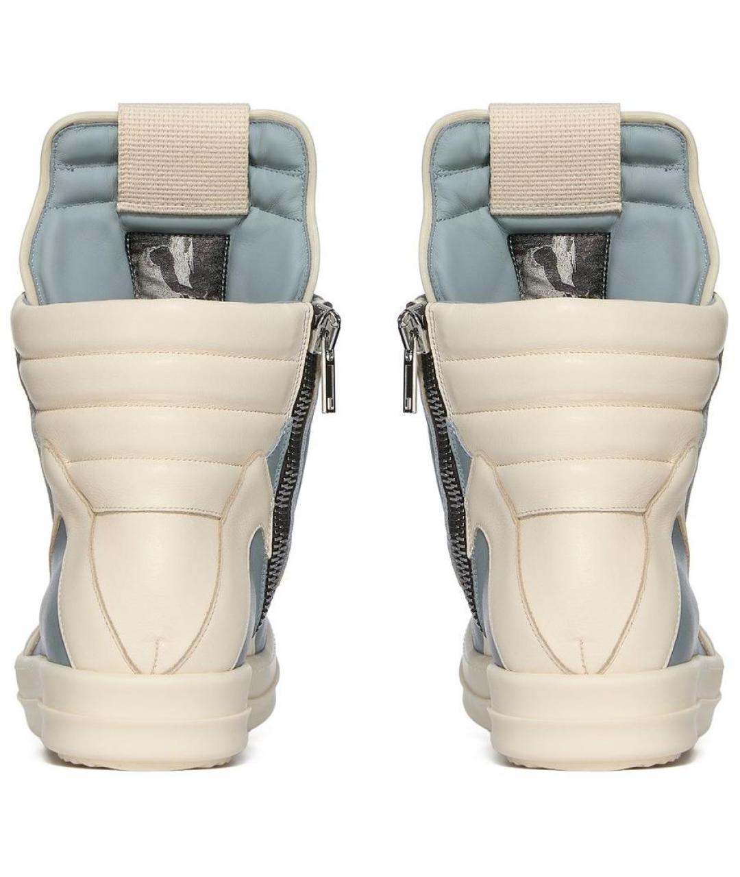 RICK OWENS Голубые кроссовки, фото 4