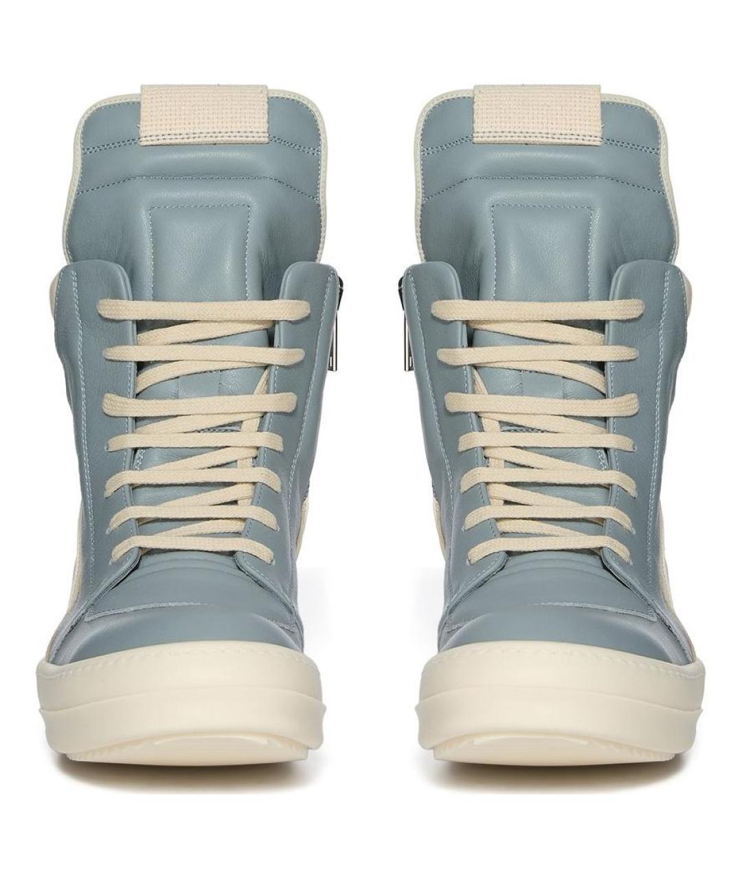RICK OWENS Голубые кроссовки, фото 3