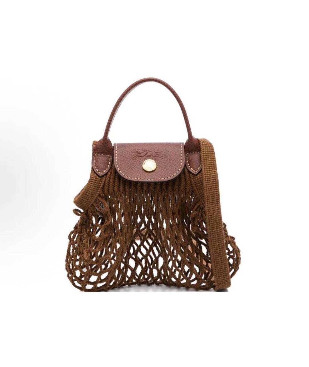 LONGCHAMP Коричневая пляжная сумка, фото 3