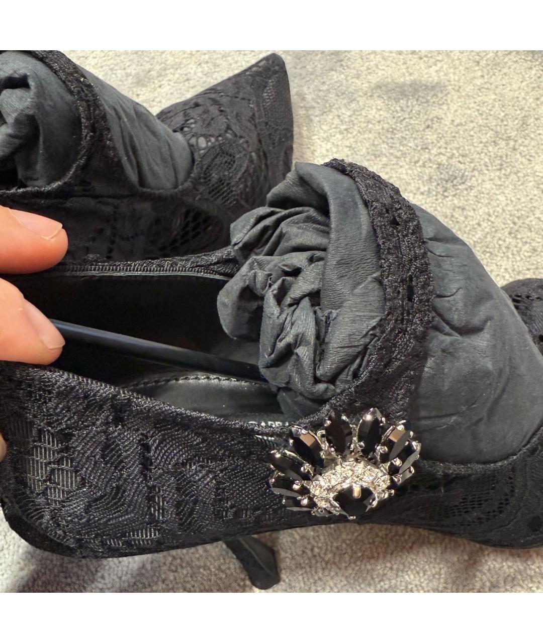 DOLCE&GABBANA Черные туфли, фото 8