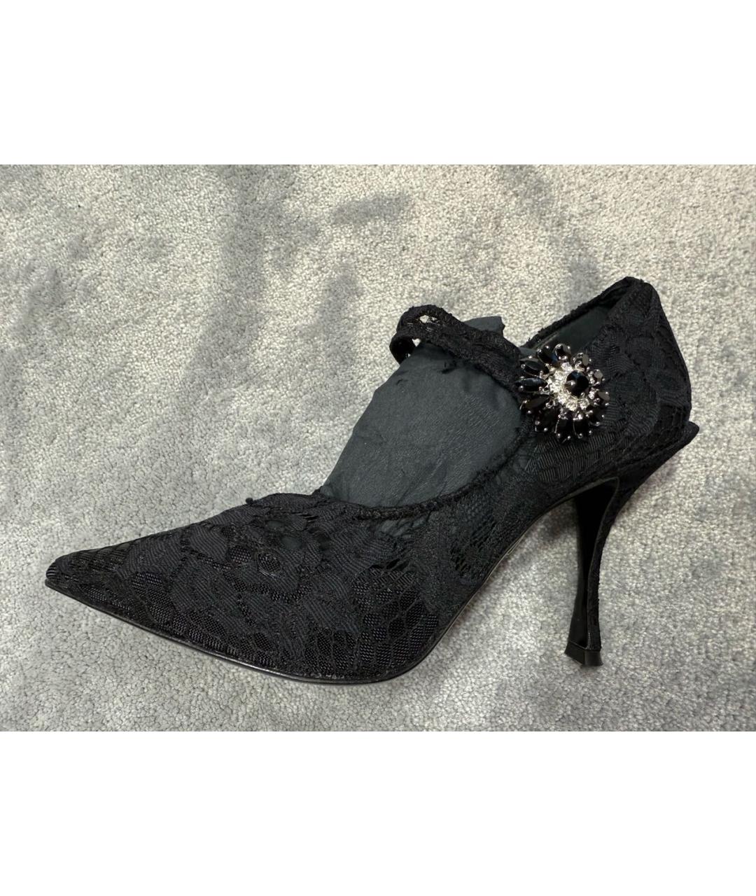 DOLCE&GABBANA Черные туфли, фото 9