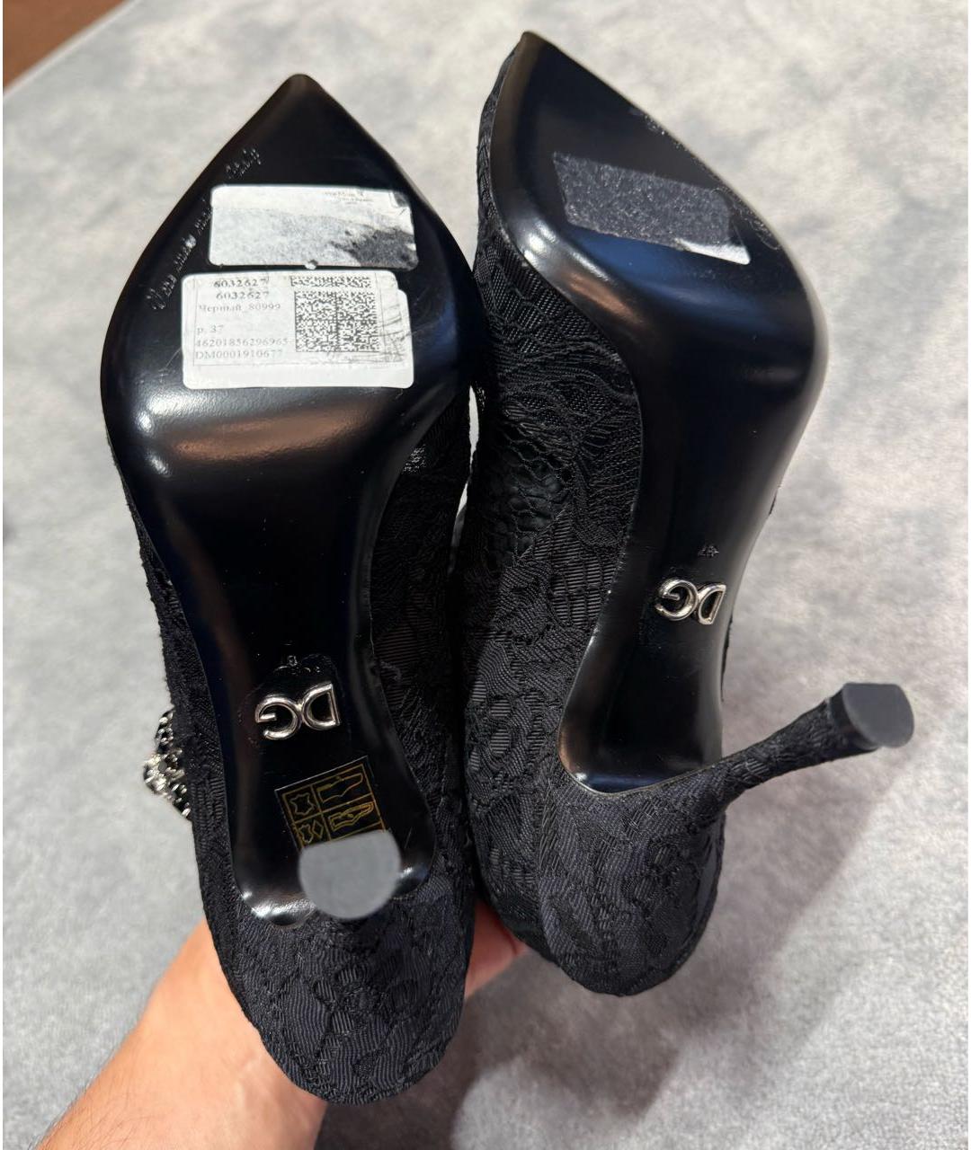 DOLCE&GABBANA Черные туфли, фото 6