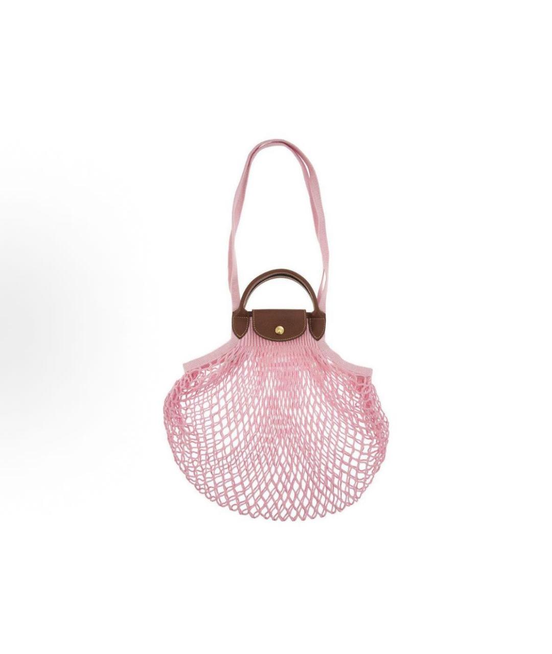 LONGCHAMP Розовая пляжная сумка, фото 3
