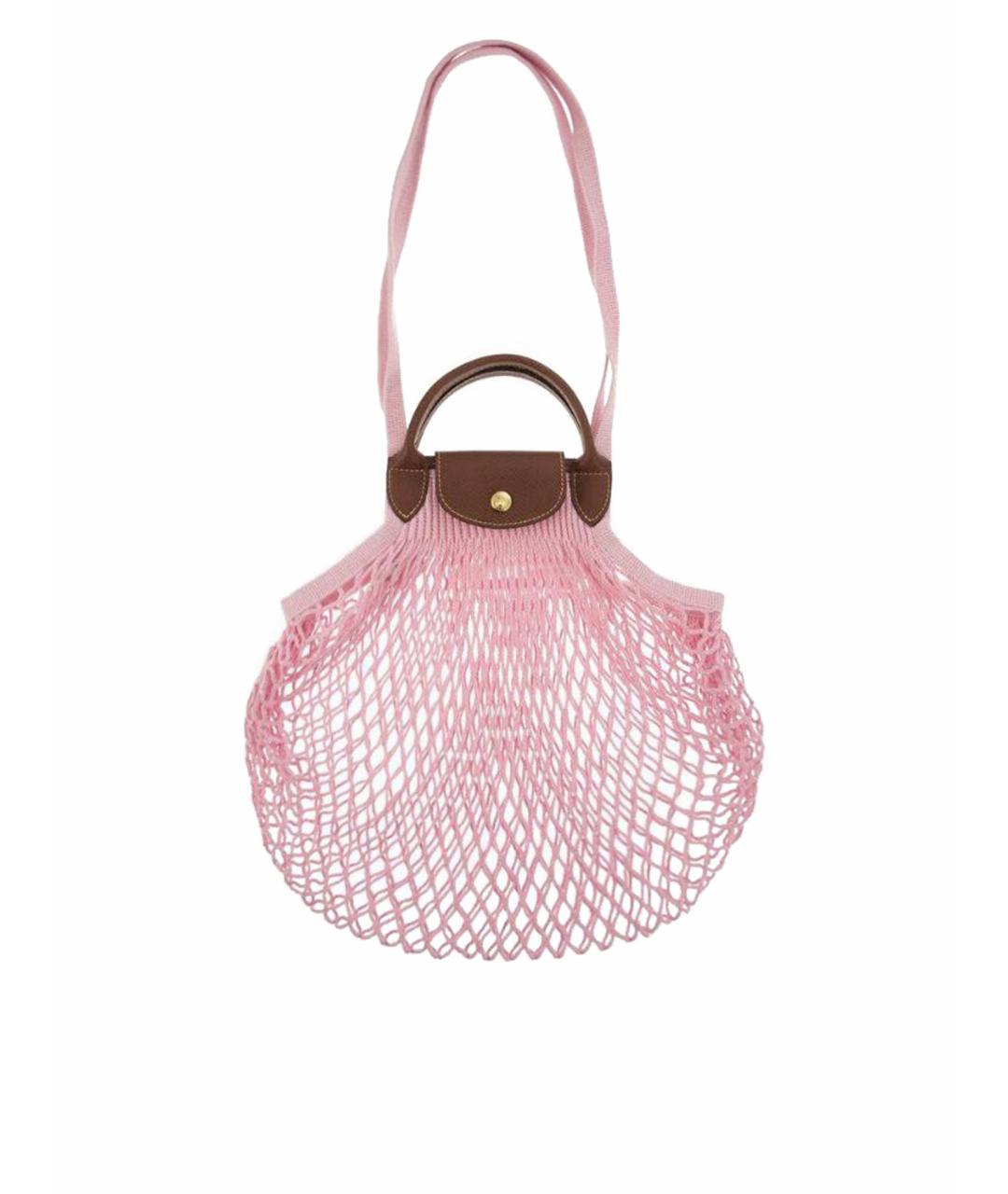 LONGCHAMP Розовая пляжная сумка, фото 1