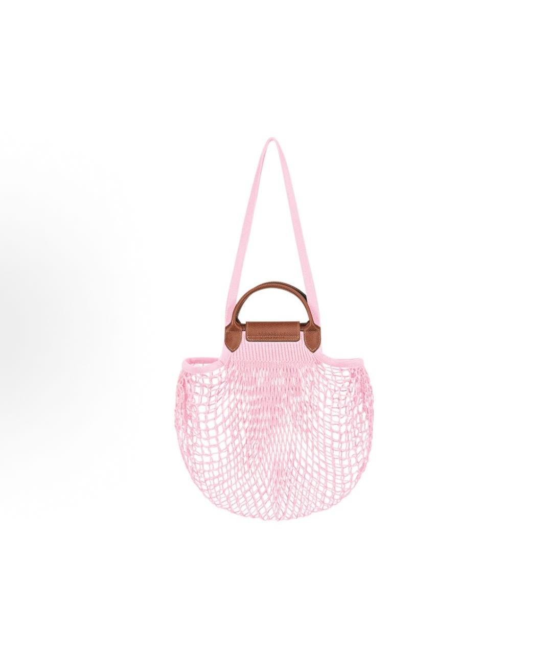 LONGCHAMP Розовая пляжная сумка, фото 2