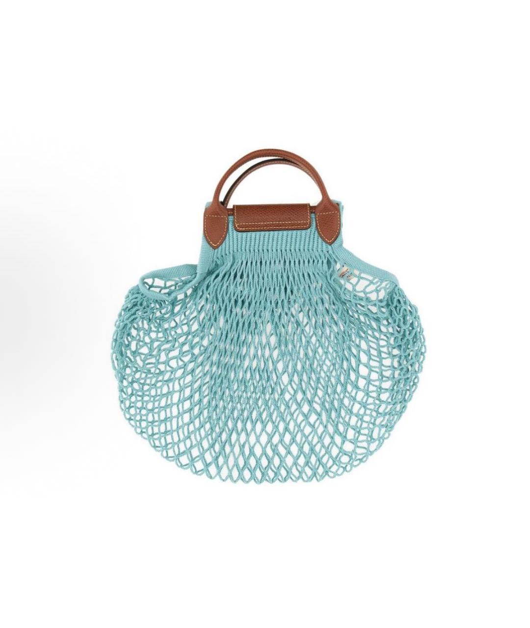 LONGCHAMP Голубая пляжная сумка, фото 2