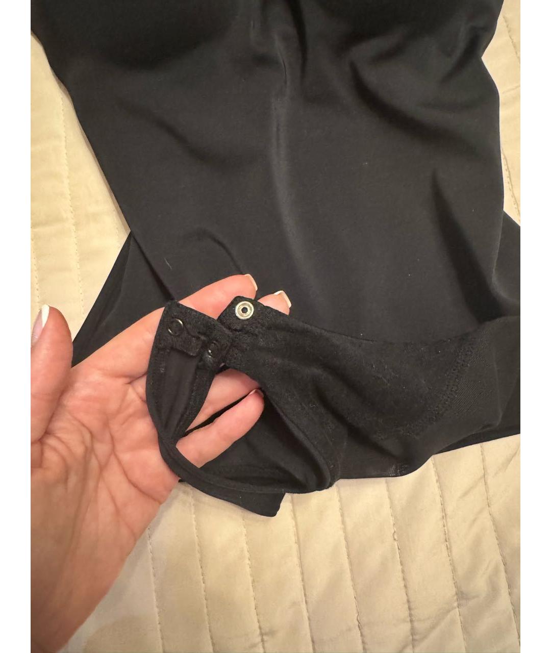 WOLFORD Черное полиамидовое боди, фото 6